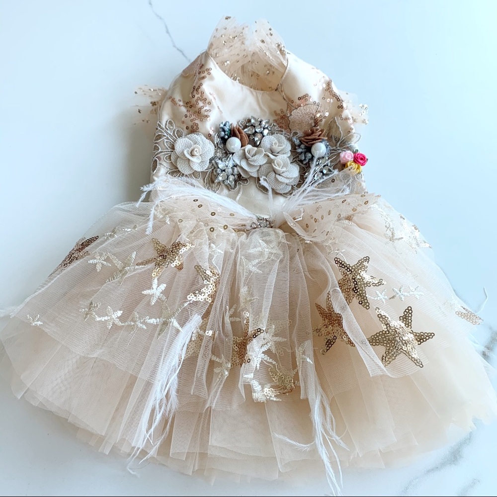 COPY - Giselle Luxe Dog Dress special occasion ha…